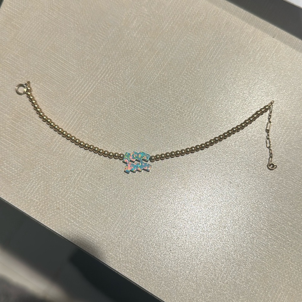 Hazel Boutique Aquarius beaded bracelet.